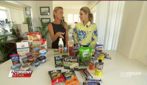 Media & TV Nutritionist Kristen Beck - A Current Affair - Protein Segment